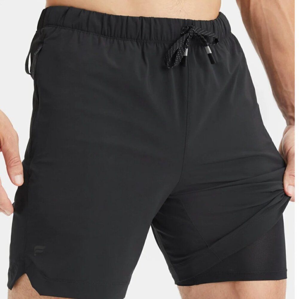 Fabletics The 7" one short lined NWT size xs Blac… - image 1